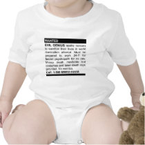 Evil Genius Ad t-shirts