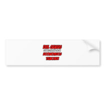 Evil Genius...Economics Teacher Bumper Stickers
