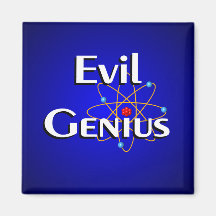 Evil Genius Fridge Magnets