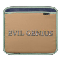 Evil Genius iPad Sleeves