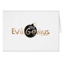 Evil Genius Logo Card