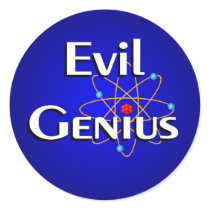 Evil Genius stickers by ToucanIsland Evil Genius stickers