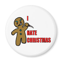 Evil Gingerbread Man Magnets