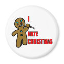 Evil Gingerbread Man magnets
