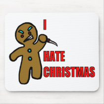 Evil Gingerbread Man mousepads by BurchellDesign Evil Gingerbread Man mousepads