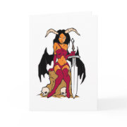 evil goddess card