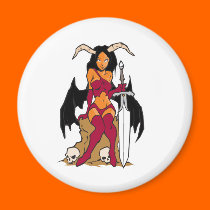 evil goddess magnets