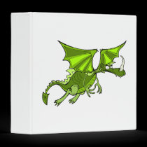 Evil green Dragon binders