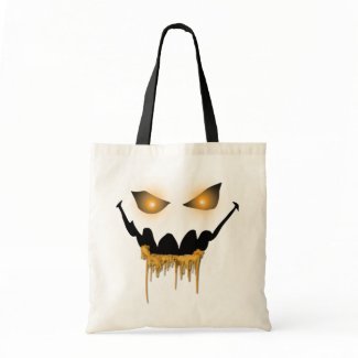 Evil Halloween Eyes Halloween Treat Bag bag