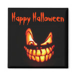 Evil Halloween Jack o' Lantern Designs Fridge Magnet