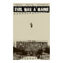 evil has a name posters by louviere evil has a name posters