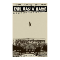 evil has a name posters by louviere evil has a name posters