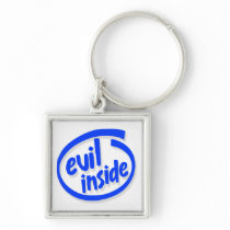 Evil Inside Key Chain