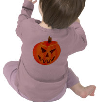 Evil Jack O Lantern 2-Sided Infant Longsleeve Tee Shirts