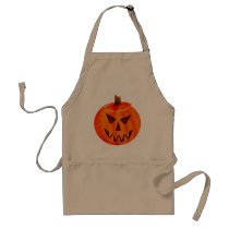 Evil Jack O Lantern Aprons