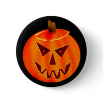 Evil Jack O Lantern Buttons