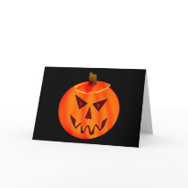 Evil Jack O Lantern Cards