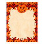 Evil Jack-O-Lantern Flame Letterhead