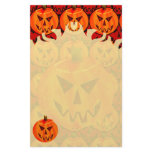 Evil Jack-O-Lantern Flame Stationery