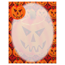 Evil Jack-O-Lantern Letterhead