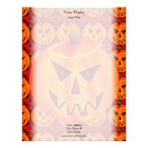 Evil Jack-O-Lantern Letterhead