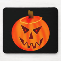 Evil Jack O Lantern Mousepad