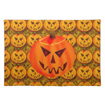Evil Jack-O-Lantern Placemats