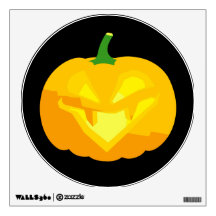 Evil Jack-O-'Lantern Room Decal