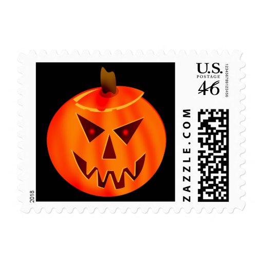 Evil Jack O Lantern Stamps