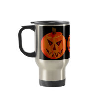 Evil Jack O Lantern Travel Mugs