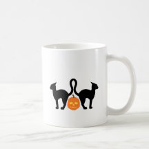 Evil Kitties & the Skull-O-Lantern Coffee Mug