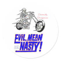 evil mean and nasty stickers