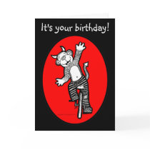Evil Monkey It's Your Birthday Shenanigans Card