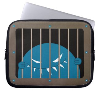 Evil Monster Kingpin Jailed 10in Laptop Sleeve