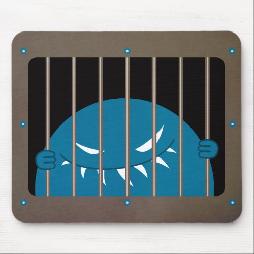 Evil Monster Kingpin Jailed Mousepads