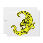 Evil Moon Tattoo Personalized Invite