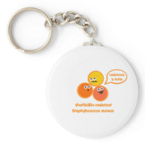 Evil MRSA keychains