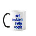 Evil Mutant Swim Coach Morphing Mug by swimtowin Evil Mutant Swim Coach Morphing Mug