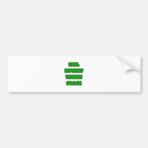 Evil Mutant Tennis Coach Bumper Sticker