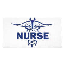 evil nurse photo card template