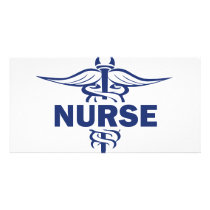 evil nurse photo card template