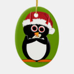 Evil Penguin Christmas ornament