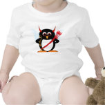 Evil Penguin Cupid Valentine T-shirt