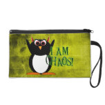 Evil Penguin I Am Chaos bagettes bags