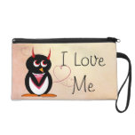 Evil Penguin I Love Me bagettes bags