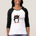 Evil Penguin LOL CAT womans fashion tank top t-shirts by audrart Evil Penguin LOL CAT womans fashion tank top t-shirts
