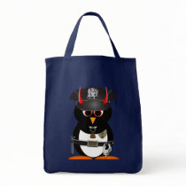 Evil Penguin Police Bag by audrart Evil Penguin Police Bag