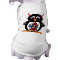 Evil Penguin Tattoo Doggie Tee