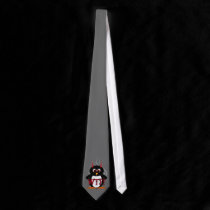 Evil Penguin WTF Tie