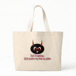 Evil Penguin's HIde Under My Bed Tote Bag
